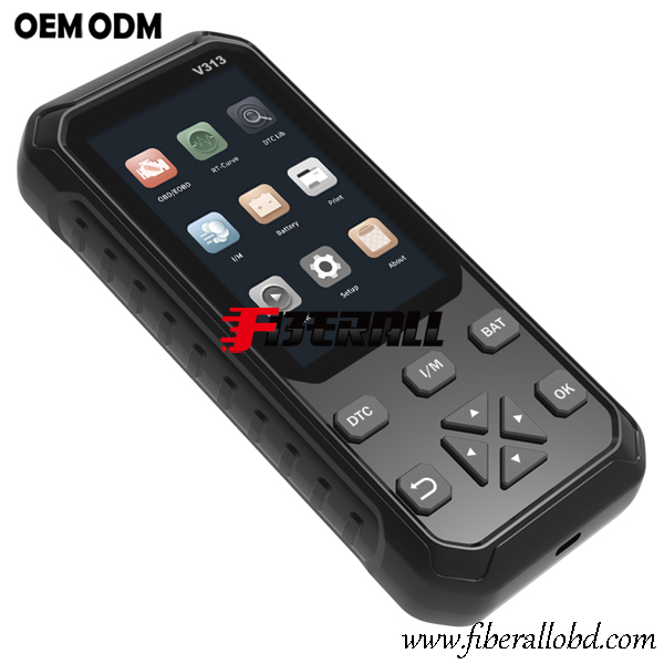 Outil de diagnostic automatique OBD et imprimante de support de testeur de batterie